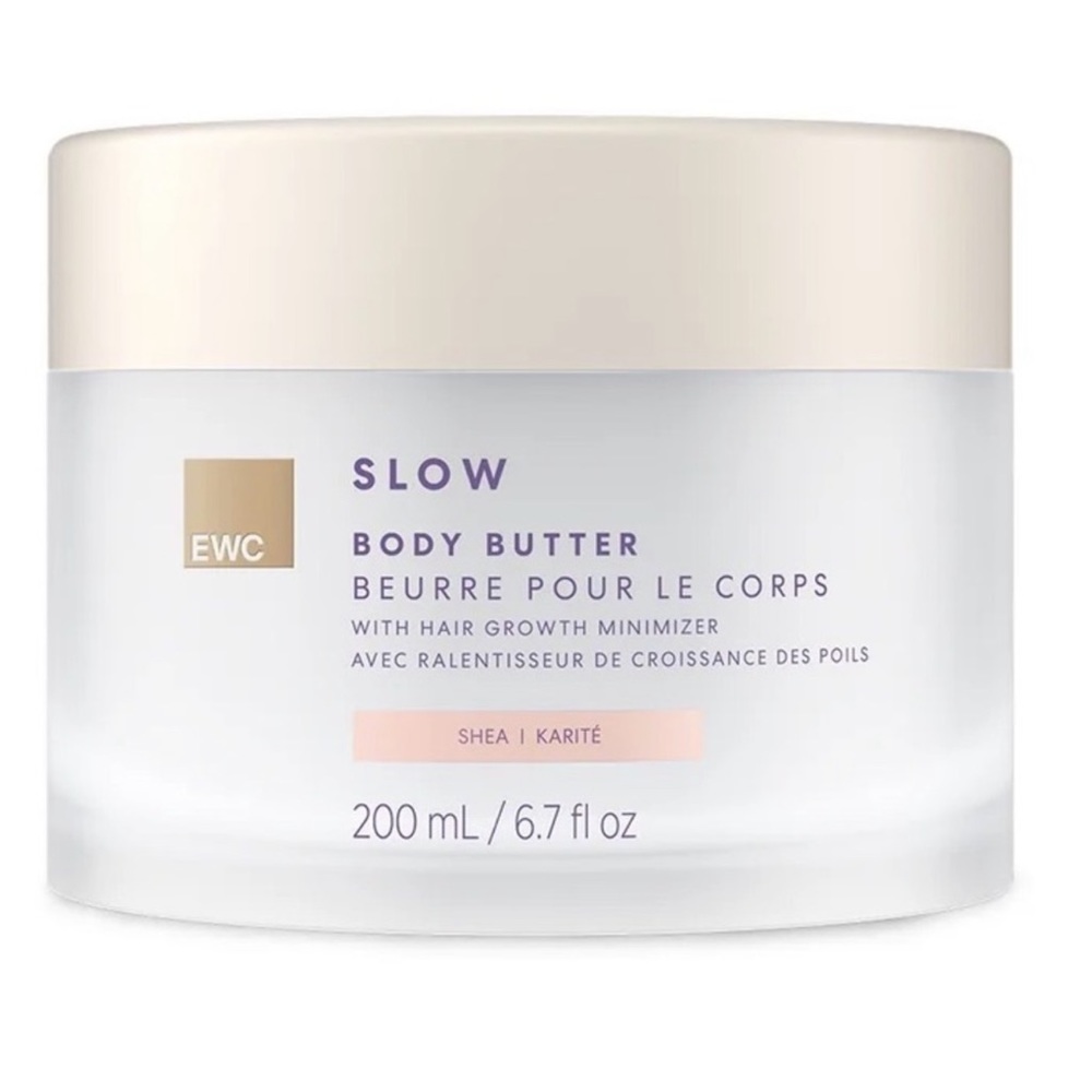 EWC. SLOW BODY BUTTER HAIR GROWTH  MINIMIZER EUROPEAN WAX SHEA / KARITE